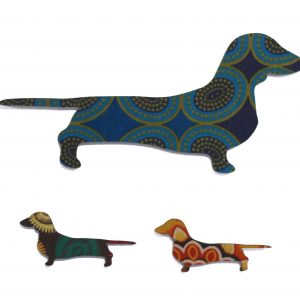 BlocARTDachshundFabric
