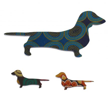 BlocARTDachshundFabric