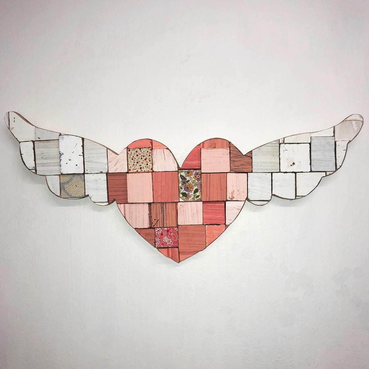 Heart with Wings - Coral