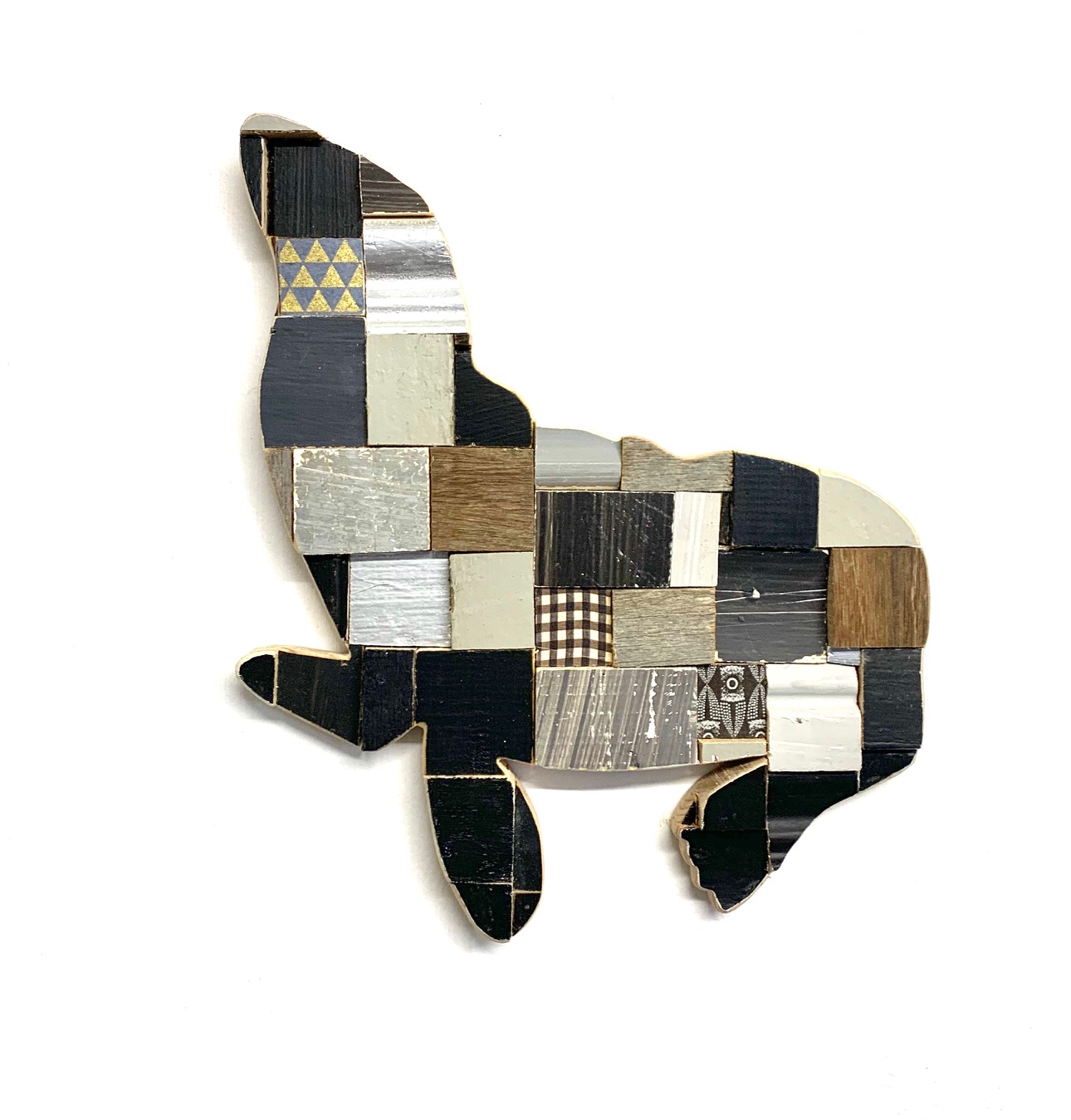 BlocART Seal Black:brown:silver